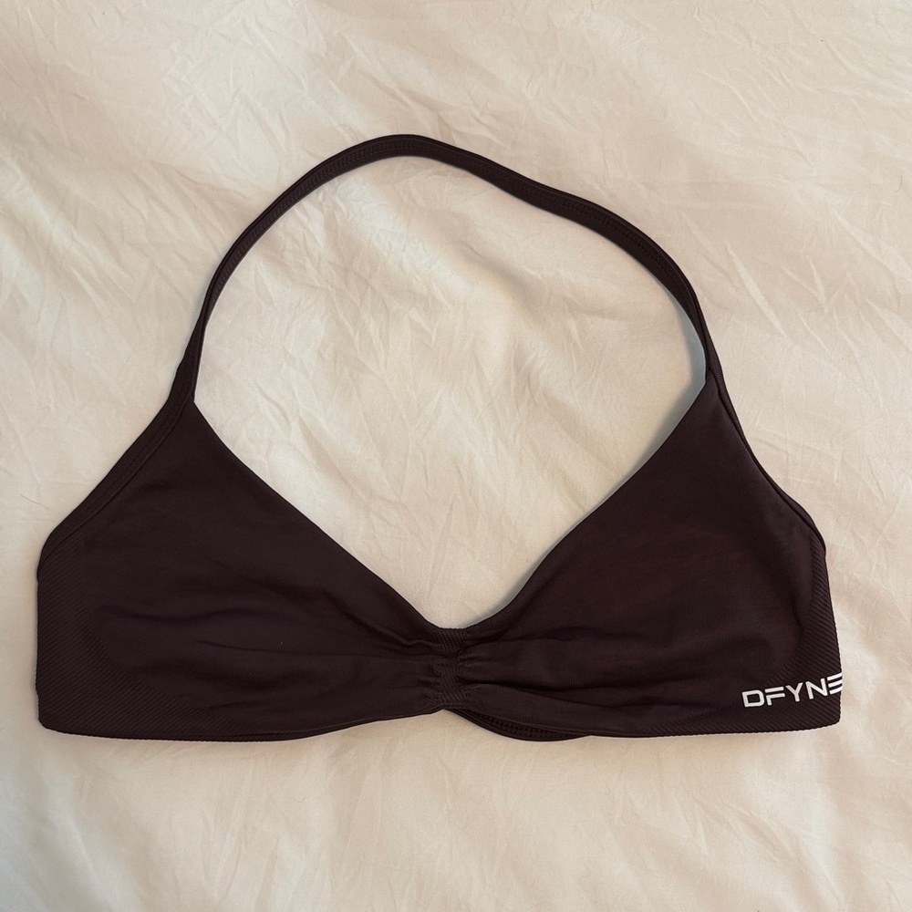 DFYNE Brown Halter Bra